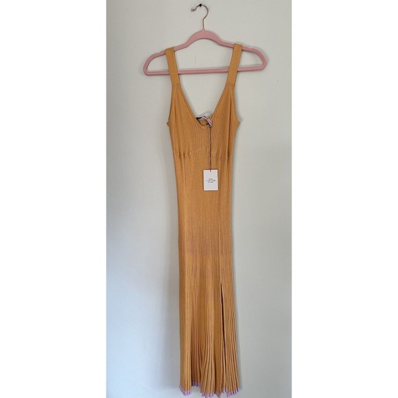 NWT Hansen & Gretel Papaya Ribbed Dress, Out of Stock in Store $419, Sz XL - Picture 1 of 10